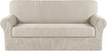 Turquoize Stretch Sofa Slipcover 2 Pieces Sofa Cover Couch Cover by Turquoize