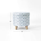 HomePop Upholstered Round Storage Ottoman|Homepop Home Décor|Upholstered Round - Image 3
