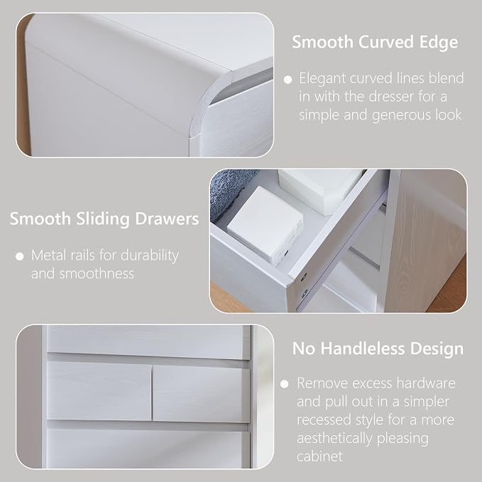 Aitjunz Modern 7 Drawers Dresser - Image 5