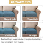 H.VERSAILTEX Super Stretch Individual Seat Cushion Covers Sofa Covers Slipcover - Image 7