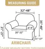 H.VERSAILTEX Floral Pattern Chair Covers Armchair Printed Chair Slip Covers - Image 4
