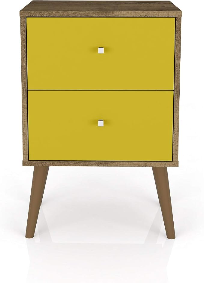 Manhattan Comfort Liberty Mid Century Modern Nightstand - Image 6