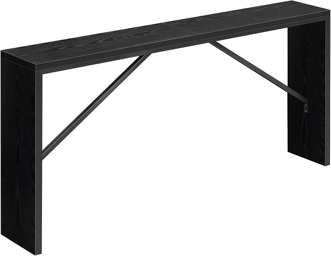 MAHANCRIS Console Table, 62.2" Long Sofa Table Behind Couch, Narrow Entryway by MAHANCRIS
