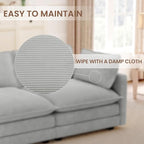 ROWHY 78'' Sectional 2 Seat Cloud Loveseat - Image 5