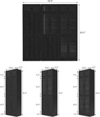 TUSY 85.5" Modern Tall Bookcase - Image 2