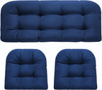 DANGHOOGY Wicker Chair Cushions, Waterproof Outdoor Loveseat Cushions by DANGHOOGYFurnitureCushions