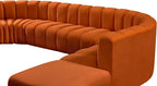 Meridian Furniture 103Cognac-S7A Arc Collection Modern | Contemporary Modular - Image 10