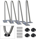 SMARTSTANDARD 8 Inch Heavy Duty Hairpin Furniture Legs, Metal Home DIY Projects by SMARTSTANDARD