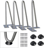 SMARTSTANDARD 8 Inch Heavy Duty Hairpin Furniture Legs, Metal Home DIY Projects by SMARTSTANDARD