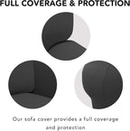 PureFit Super Stretch Sofa Slipcover – Spandex Non Slip Soft Couch Sofa Cover - Image 4