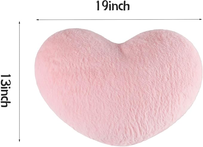 2PCS Throw Pillows Heart Pillow Home Decor Decorative Couch Pillows Bed Pillows - Image 6