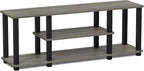 Furinno Turn-N-Tube No Tools 3D 3-Tier Entertainment TV Stand up to 50 inch TV - Image 4
