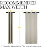 NICETOWN Kitchen Curtains for Decoration, Thermal Insulated Grommet Room - Image 7