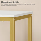 HOOBRO Tall Side Table, Industrial End Telephone Table - Image 6