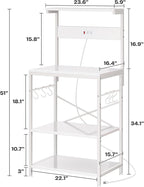 SUPERJARE Kitchen Bakers Rack - Image 7