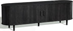 65" Mid Century Modern TV Stand, Wood TV Consoles - Image 8