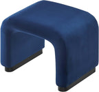 Modway Koda 24" Performance Velvet Upholstered Waterfall Stool or Side Table in - Image 6