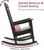 Stoog 3-Piece Oversized Rocking Chairs Set of 2 - Image 5