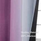 Purple and Grey Ombre Blackout Curtains - Image 5