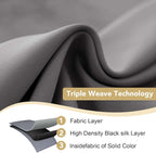 H.VERSAILTEX Blackout Curtains for Bedroom Thermal Insulated Room Darkening - Image 4