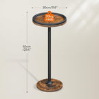 HOOBRO Small Round Side Table, Drink Table, Coffee Martini Table - Image 3