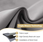 H.VERSAILTEX Blackout Curtains for Bedroom Thermal Insulated Room Darkening - Image 3