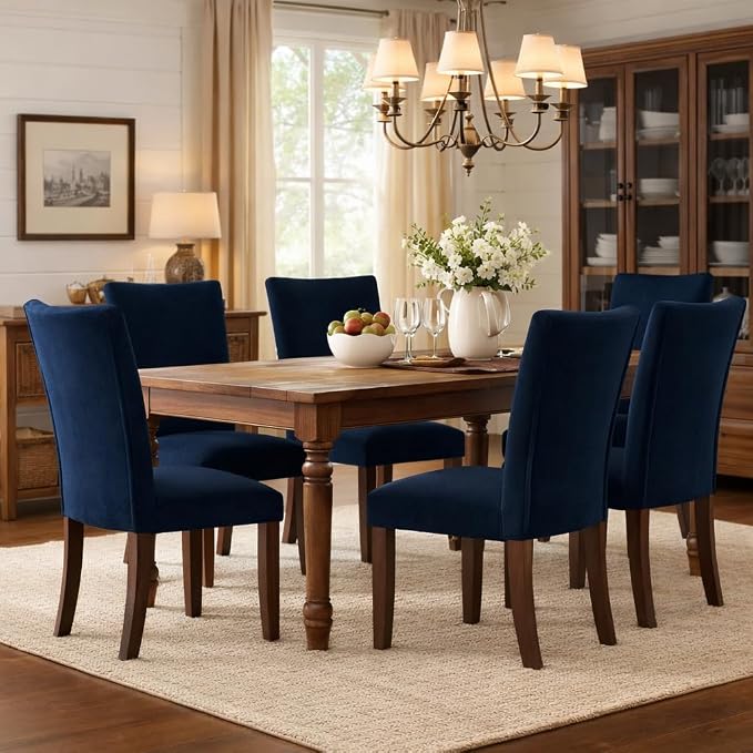 HomePop Parsons Classic Upholstered Accent Dining Chair - Image 2