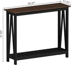 ChooChoo Console Table for Entryway Sofa Tables Living Room Farmhouse, Hallway - Image 2