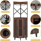 COCO DESIGN Corner Wine Cabinet - Image 8