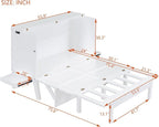 Harper & Bright Designs Full Size Murphy Bed, Full Murphy Cabinet Bed - Image 7
