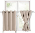 RV Blackout Curtains for Bedroom 52 x 36 Inches Long Camel 2 Panels | Thermal by Hiasan