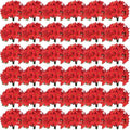 36 Pack Poinsettia Flowers Artificial Christmas Decorations, Red Poinsettia Flowers for Christmas Tree, Velvet Poinsettias Artificial Flowers for Xmas Decor DIY for Home Vase Indoor Outdoor Garden by BLEUMCADE