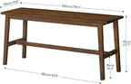 HOOBRO 39.3'' Bamboo Dining Bench, Farmhouse Kitchen Table Bench, Kitchen & - Image 9