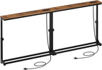 HOOBRO Narrow Console Table Set of 2 by HOOBRO