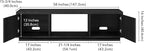 Henn&Hart Fluted TV Stand for TVs up to 65" - Image 3