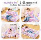 IFNOW Modular Kids Play Couch, Convertible & Washable Toddler Foam Couch Kids - Image 3