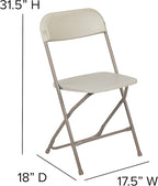 Flash Furniture Hercules Series Plastic Folding Chair - Image 2