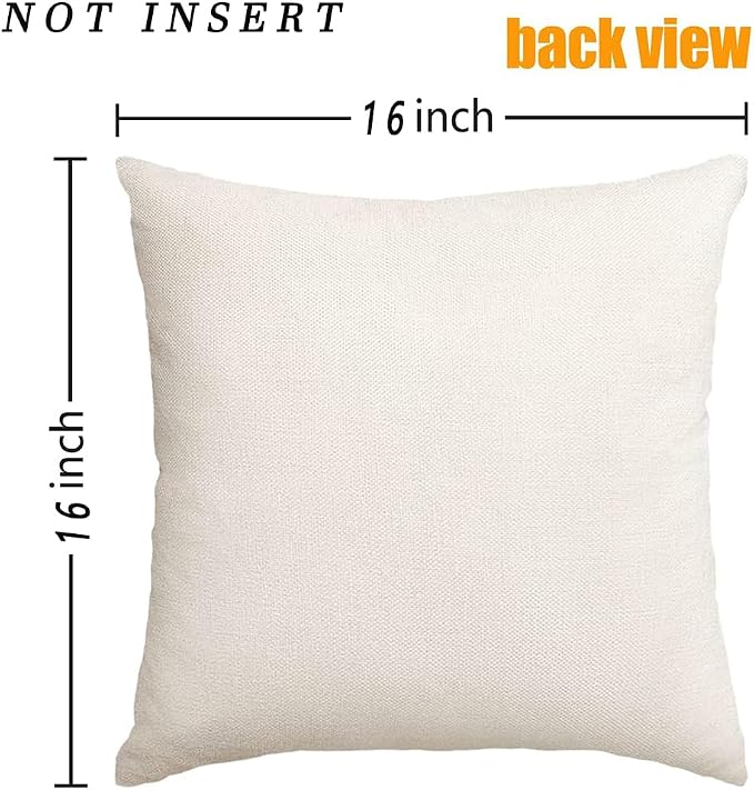 RABUSOA Birds Pillow Covers 16x16 Inch, Lumbar Decorative Throw Pillows - Image 6