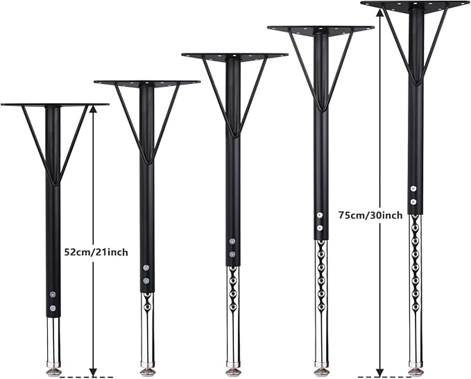 KAZAKA Adjustable Table Legs, 20-30 inch - Image 3
