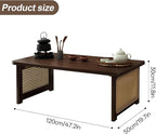 Foldable Japanese Floor Table Lightweight, No Assembly Required, Eco-Friendly - Image 2