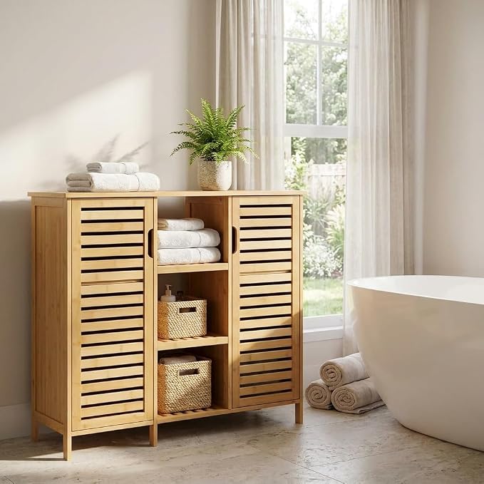 RoyalHouse Bamboo Floor Cabinet - Image 6