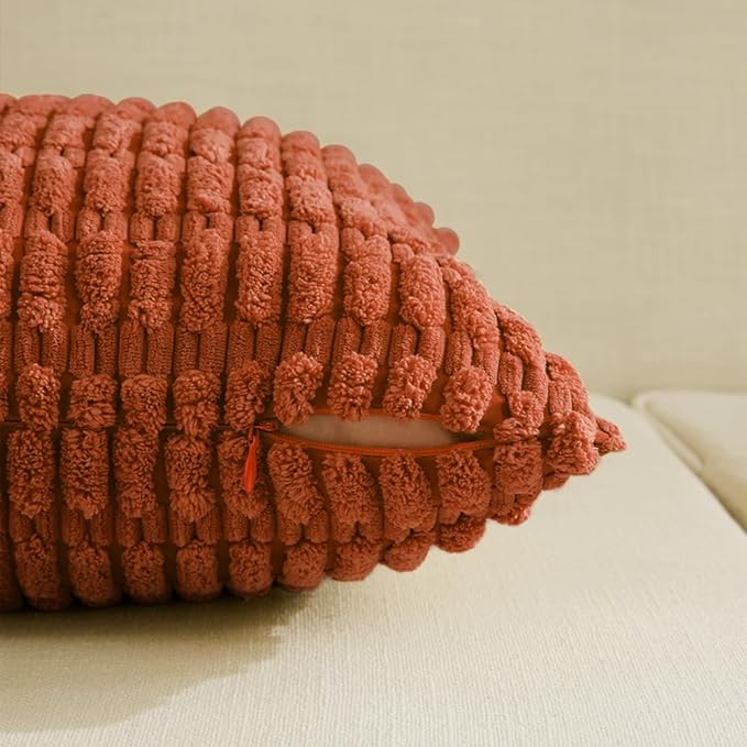 Fancy Homi 4 Packs Decorative Throw Pillow Covers - Image 3
