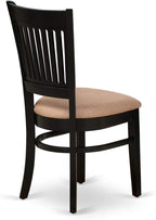 East West Furniture ANVA3-BLK-C 3 Piece Modern Dining Table Set Contains a - Image 9