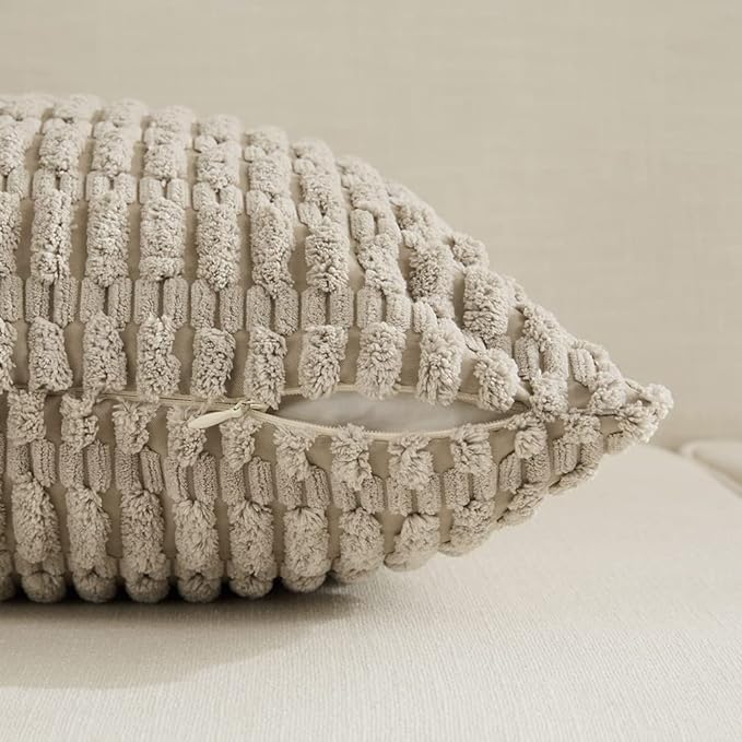 Fancy Homi 4 Packs Decorative Throw Pillow Covers - Image 4