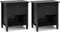 SIMPLIHOME Warm Shaker Solid Wood 24 inch Wide Transitional-Style Bedside by SimpliHome