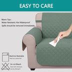 U-NICE HOME 4 Seater Sofa Cover 91''Large Couch Cover, Pet Friendly, Elastic - Image 5