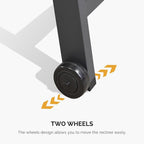 PURPLE LEAF Outdoor Chaise Lounge Set of 4 Aluminum Patio Lounge Chair - Image 7