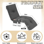 Outdoor Chaise Lounge Cushions - Image 2