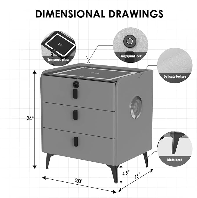 Smart Night Stand Set of 2 - Image 2