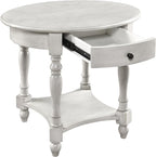 LEEMTORIG Oval Round End Table by LEEMTORIG
